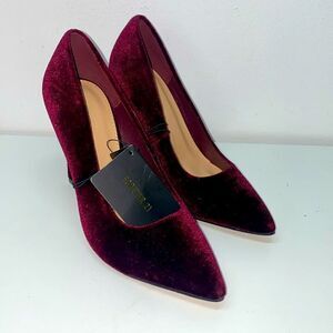 🔥 Forever 21  women’s heel burgundy red sz 5.5 New